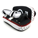 KPLC5 Fairtex Microfibre Thai Kick Pads Black-White