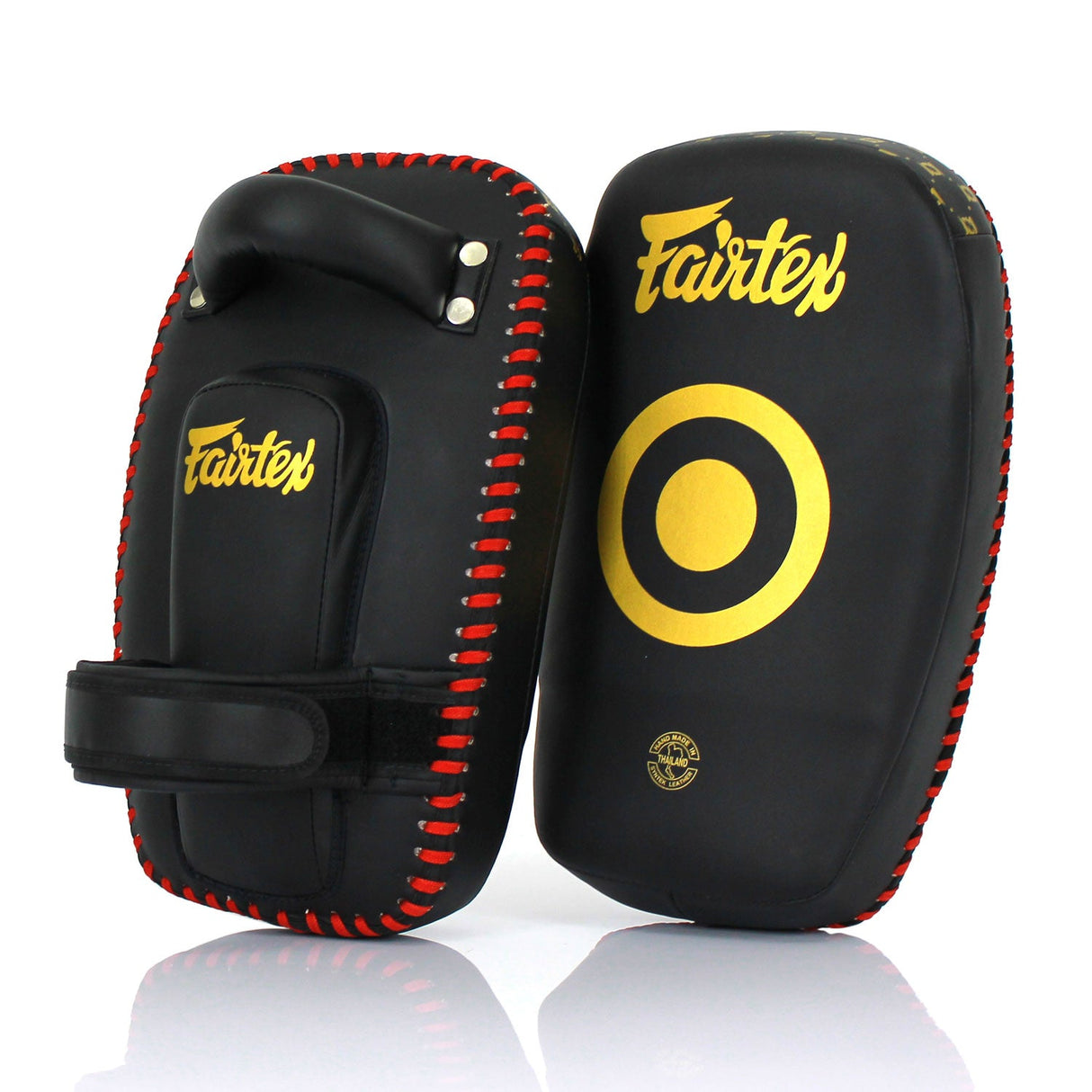KPLC6 Fairtex Microfibre Thai Kick Pads Small Black