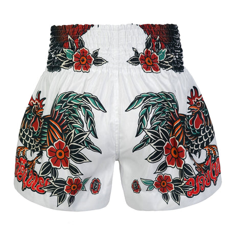 MS677 TUFF Muay Thai Shorts Origin of Thai Rooster