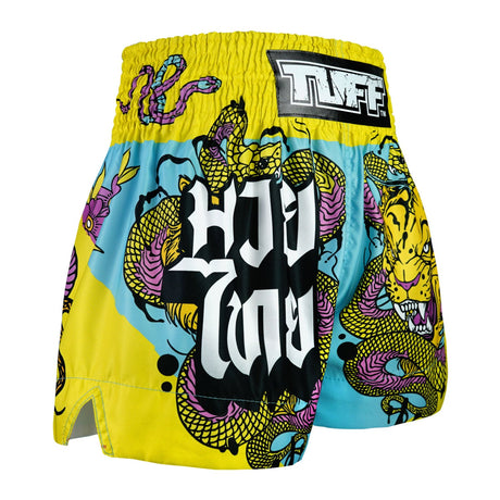 TUFF Muay Thai Shorts - MS685 - Tiger and Python