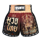MSC101 TUFF Muaythai Shorts Retro Style Yant Narai Turning the Land