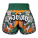 MSC105 TUFF Muaythai Shorts Retro Style Tora Mori to Kingyo