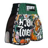 MSC105 TUFF Muaythai Shorts Retro Style Tora Mori to Kingyo