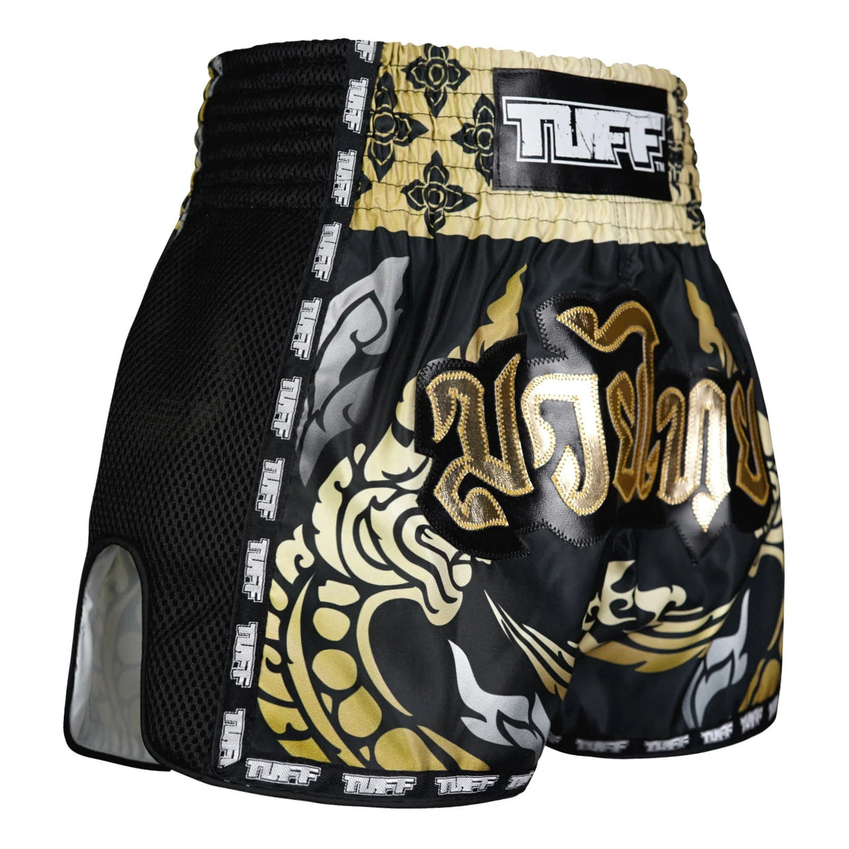 MSC107 TUFF Muaythai Shorts Retro Style The King Of Naga