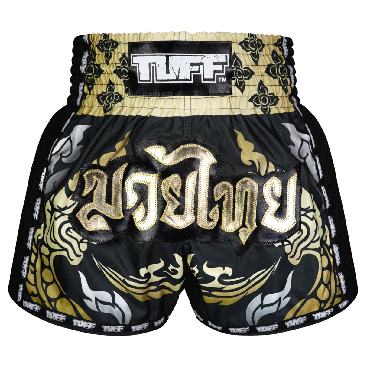 MSC107 TUFF Muaythai Shorts Retro Style The King Of Naga