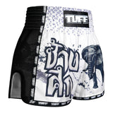 MSC112 TUFF Muaythai Shorts Retro Style War Elephant