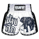 MSC112 TUFF Muaythai Shorts Retro Style War Elephant