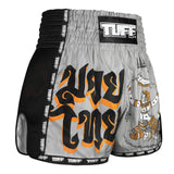 MSC118 TUFF Muaythai Shorts Retro Style Hanuman Yantra with War Flag