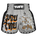 MSC118 TUFF Muaythai Shorts Retro Style Hanuman Yantra with War Flag