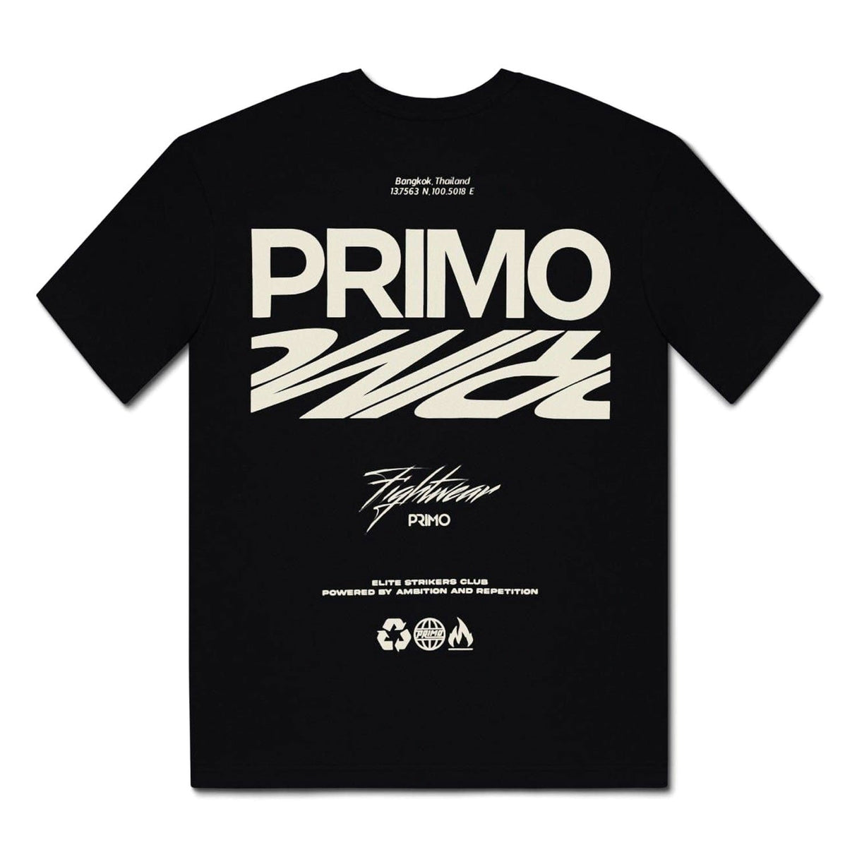 Primo T-Shirt - E.S.C (Elite Strikers Club) - Black