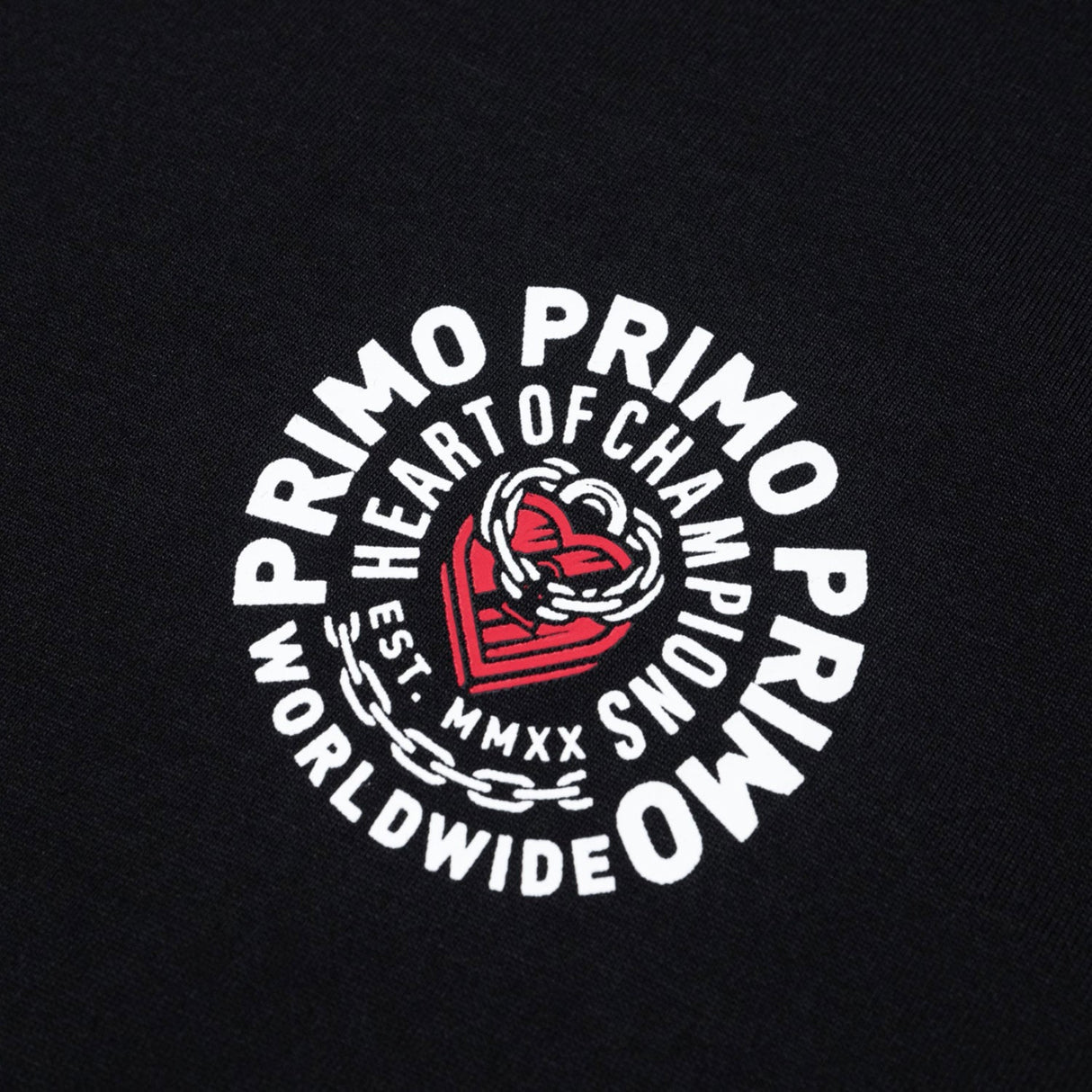 Primo T-Shirt - Heart Of Champions - Black