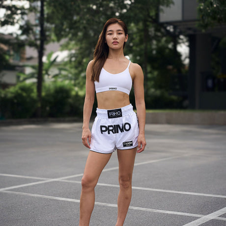 Primo Sports Bra - Infinity - White