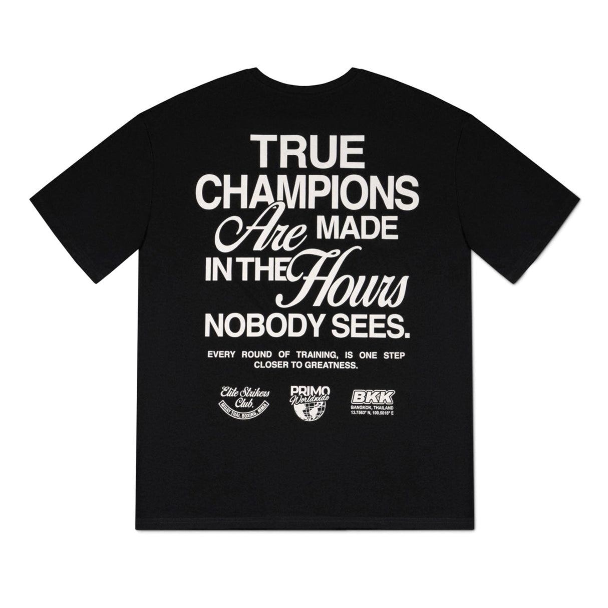 Primo T-Shirt - True Champions - Black