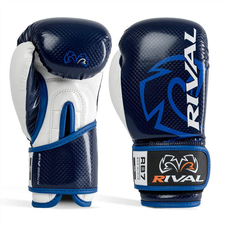 Rival RB7 Fitness Plus Bag Gloves Navy/ White