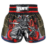 RMS101 TUFF High-Cut Retro Muaythai Shorts The Undefeated Steel Spirits