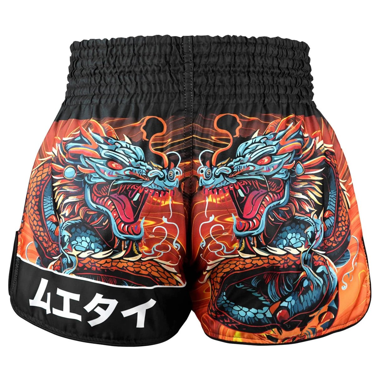 RMS103 TUFF High-Cut Retro Muaythai Shorts Seraphic Seiryu Samurai Saga