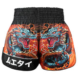RMS103 TUFF High-Cut Retro Muaythai Shorts Seraphic Seiryu Samurai Saga