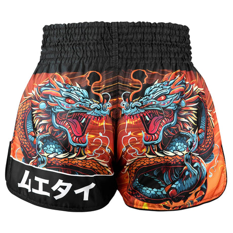 RMS103 TUFF High-Cut Retro Muaythai Shorts Seraphic Seiryu Samurai Saga