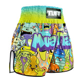 RMS107 TUFF Kids Muay Thai Shorts We Come In Peace