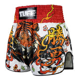 RMS110 TUFF High-Cut Retro Muaythai Shorts Tora Chikara Power of Tiger