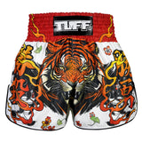 RMS110 TUFF High-Cut Retro Muaythai Shorts Tora Chikara Power of Tiger