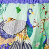 RMS112 TUFF High-Cut Retro Muaythai Shorts Yugana Kujaku The Elegance Peacock