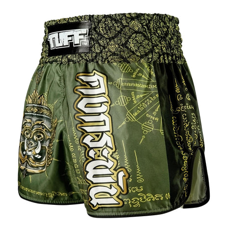 RMS117 TUFF High-Cut Retro Muaythai Shorts The Immortal Yaksa
