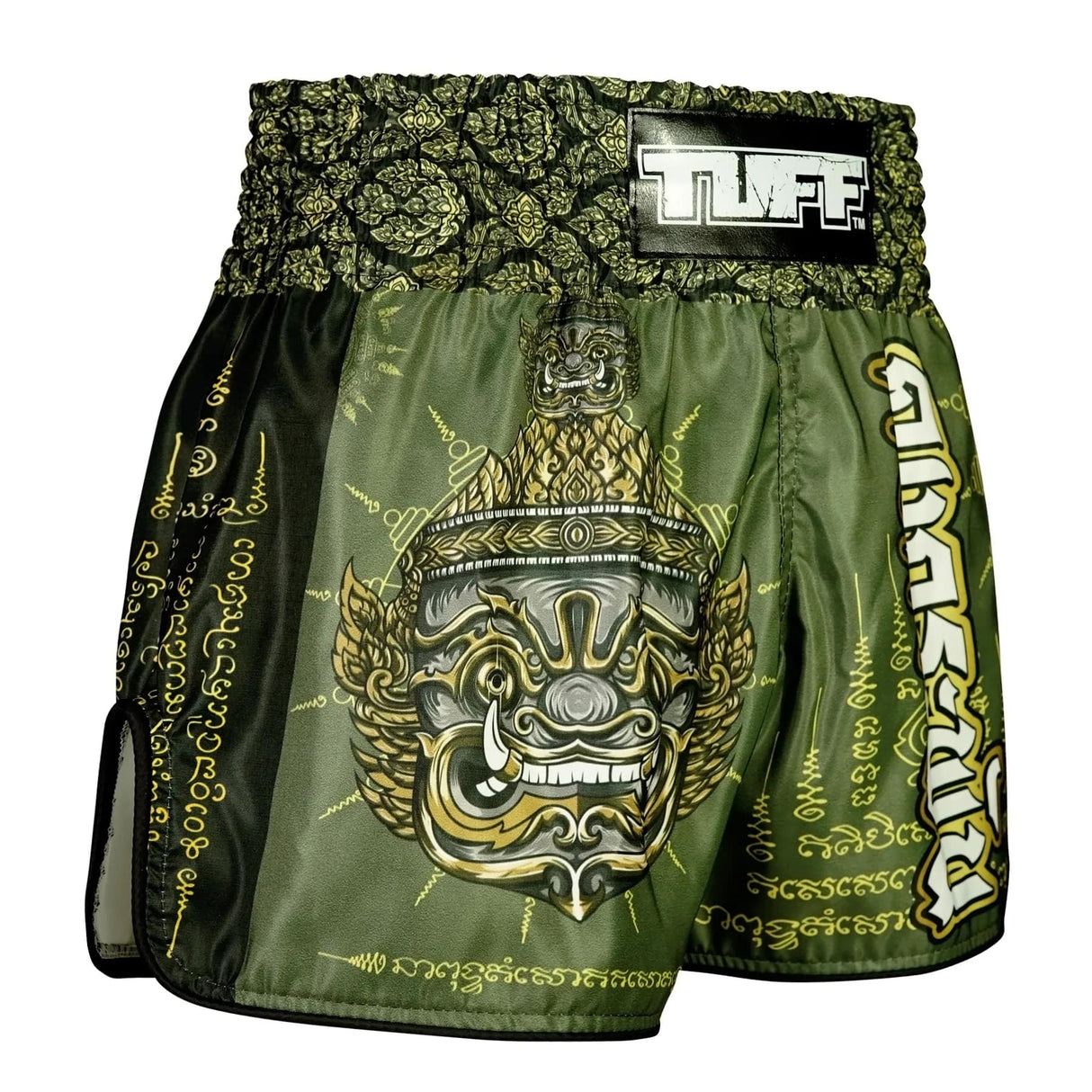 RMS117 TUFF High-Cut Retro Muaythai Shorts The Immortal Yaksa