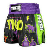 RMS118 TUFF High-Cut Retro Muaythai Shorts The TKO Night