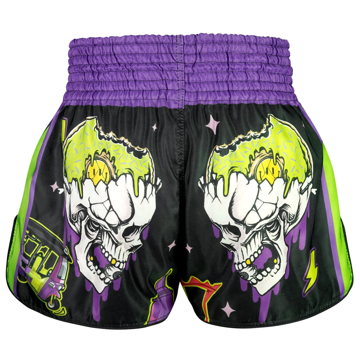 RMS118 TUFF High-Cut Retro Muaythai Shorts The TKO Night