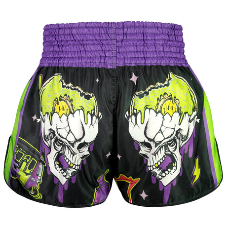 RMS118 TUFF High-Cut Retro Muaythai Shorts The TKO Night