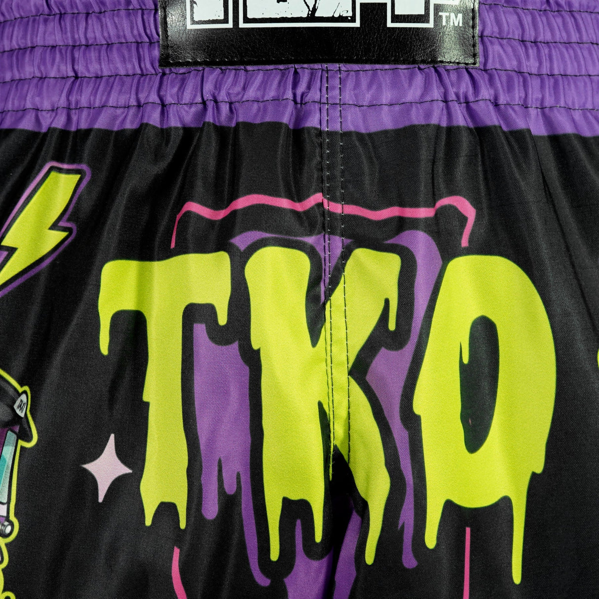 RMS118 TUFF High-Cut Retro Muaythai Shorts The TKO Night