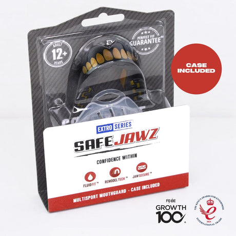 SafeJawz Extro Mouth Guard Goldie