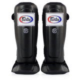 SP3 Fairtex Black Double Padded Shin Pads