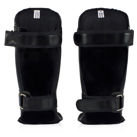 SP3 Fairtex Black Double Padded Shin Pads