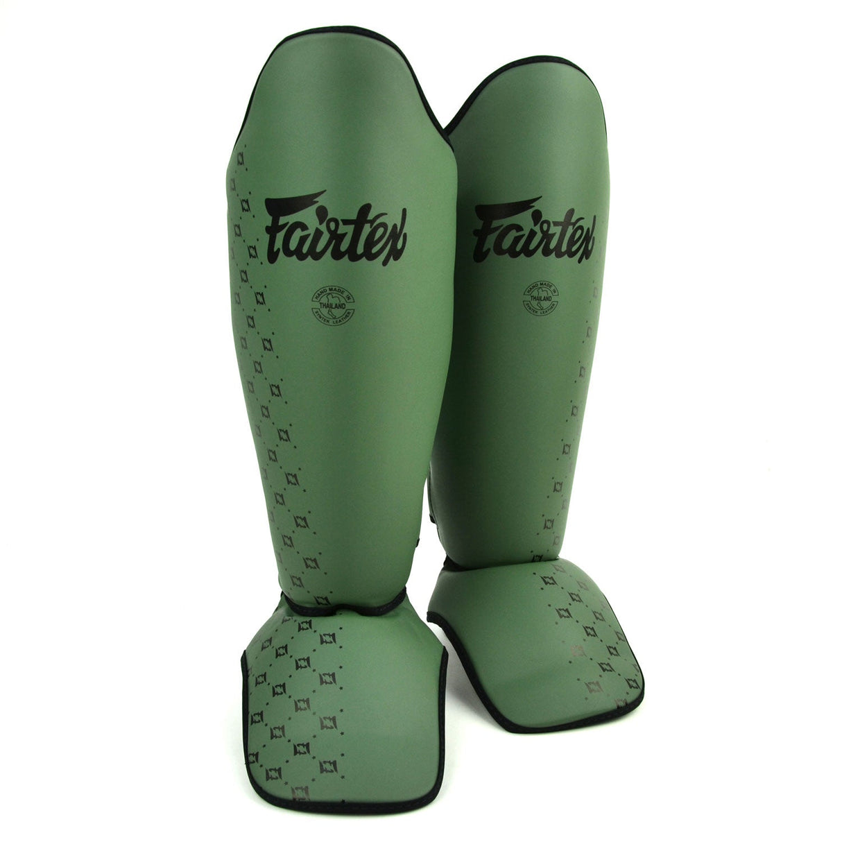 Fairtex SP5 Shin Pads - Olive Green