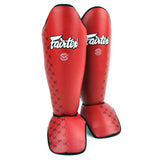 Fairtex SP5 Shin Pads - Red