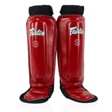 Fairtex SP6 Neoprene MMA Shin Pads - Red
