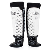 SP6 Fairtex Neoprene MMA Shin Pads White-Black