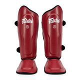 Fairtex SP9 Ultra Ergo Shin Pads - Red