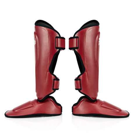 Fairtex SP9 Ultra Ergo Shin Pads - Red