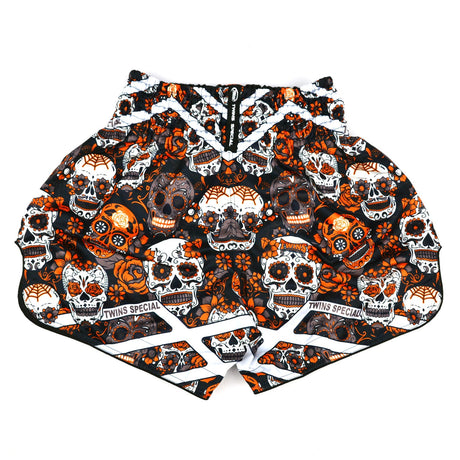 Twins Special Muaythai Shorts - CALAVERAS Orange