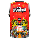 TUFF Tank Top - TT104 - Red Chinese Dragon and Tiger