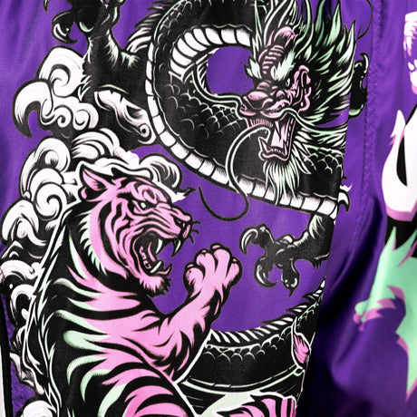 TUFF Payak Muay Thai Shorts - RMS012 - Shadow & Flame