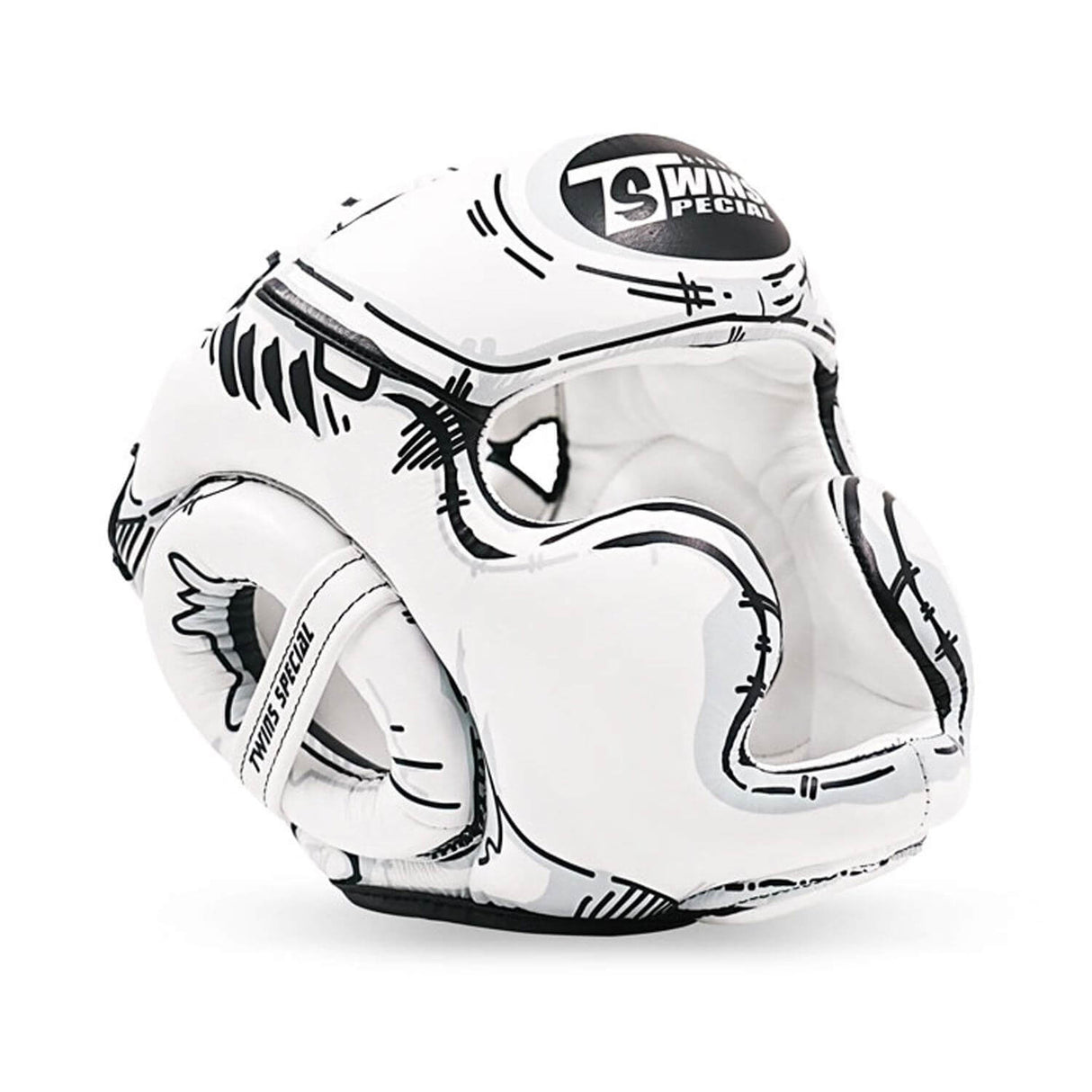 Twins FHGL3-66 Leather Sparring Headguard Comic