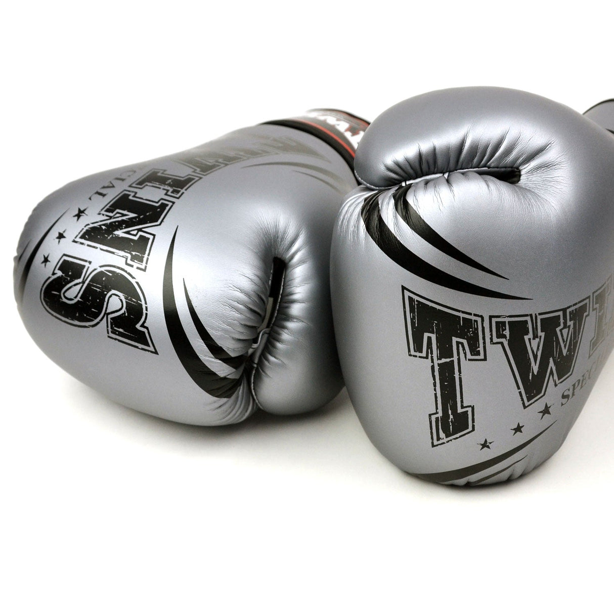 Twins Special FBGVDM3-TW6 Synthetic-Leather Boxing Gloves - Grey