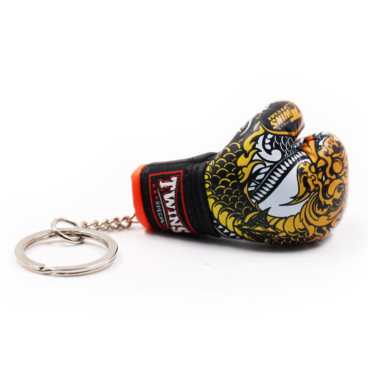 Twins Special FMBG3-52 Boxing Glove Keyring - Nagas White-Gold