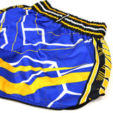 Twins Special Muaythai Shorts - RACING Blue-Yellow