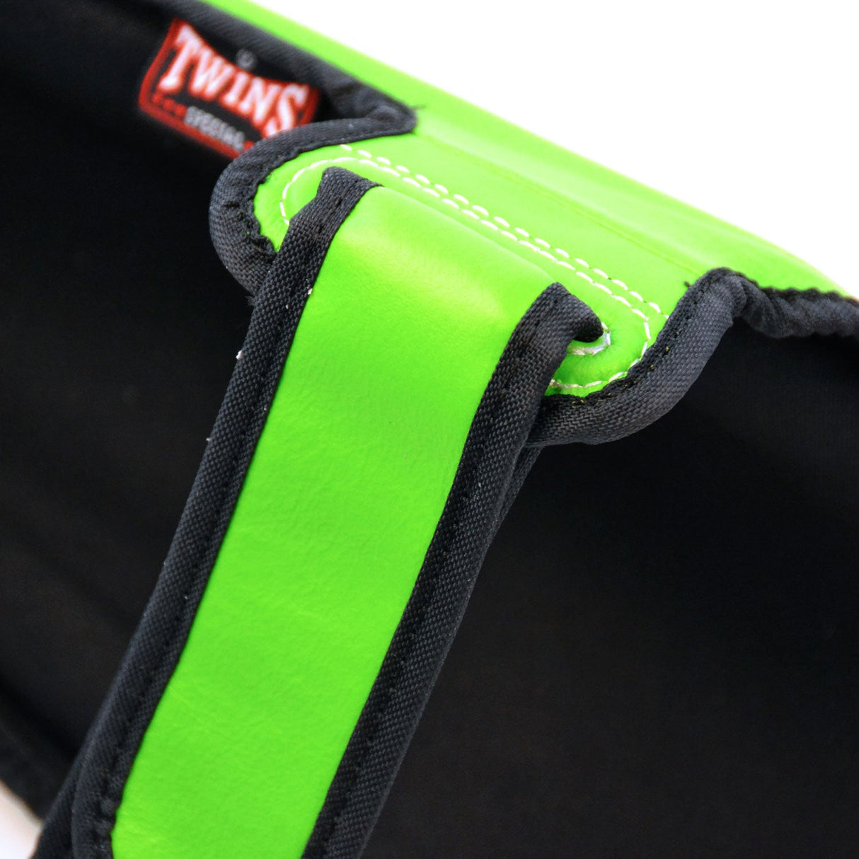 Twins Special SGL10 Leather Shin Pads - Green