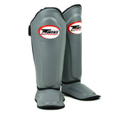 Twins Special SGL10 Leather Shin Pads - Grey